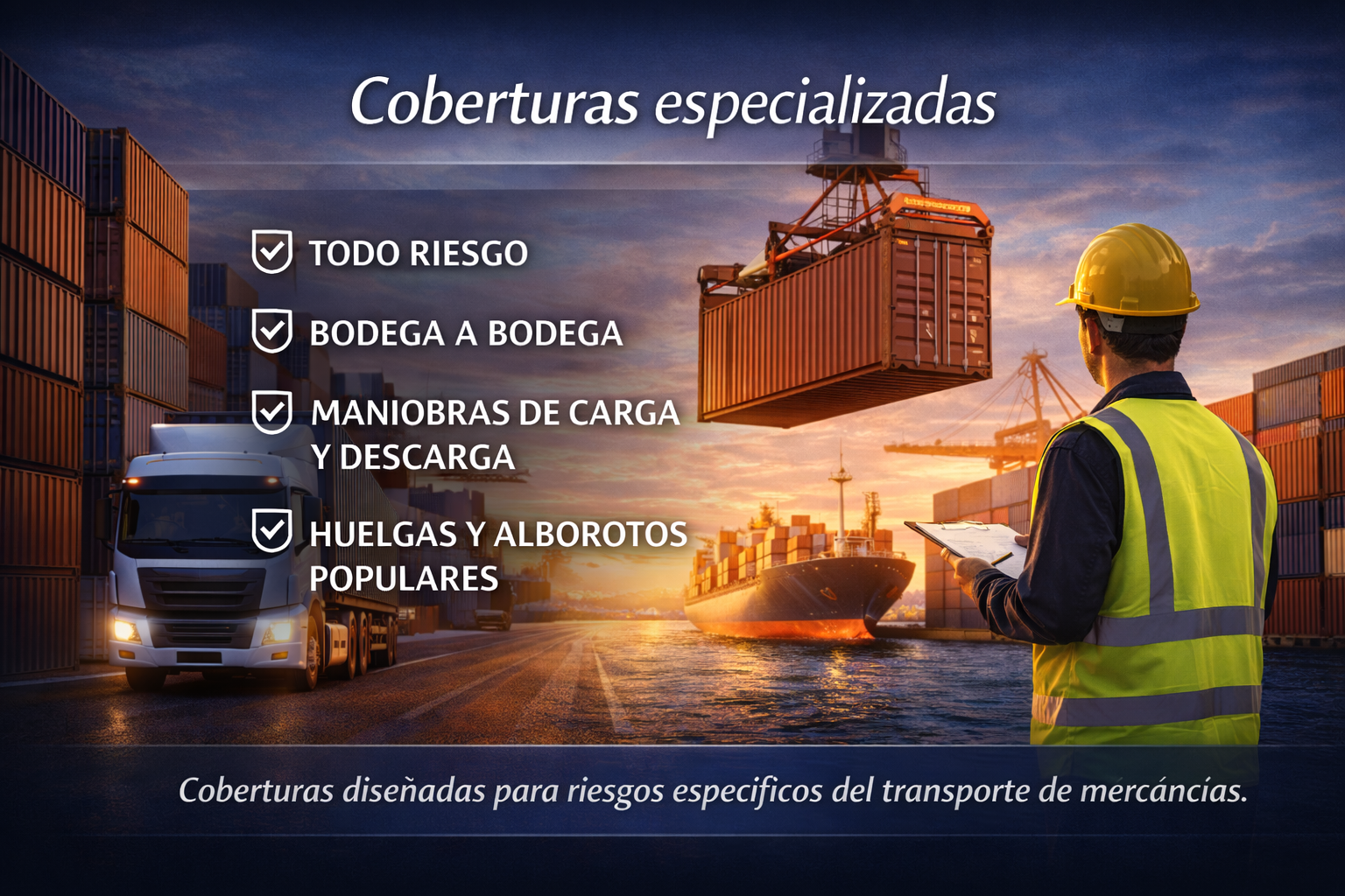 Coberturas especializadas